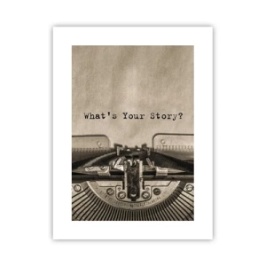 Plakat - Opowiedz mi - 30x40 cm