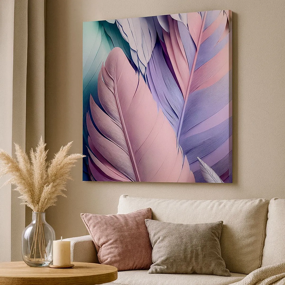 Obraz na płótnie - Ptasi szyk - 30x30 cm