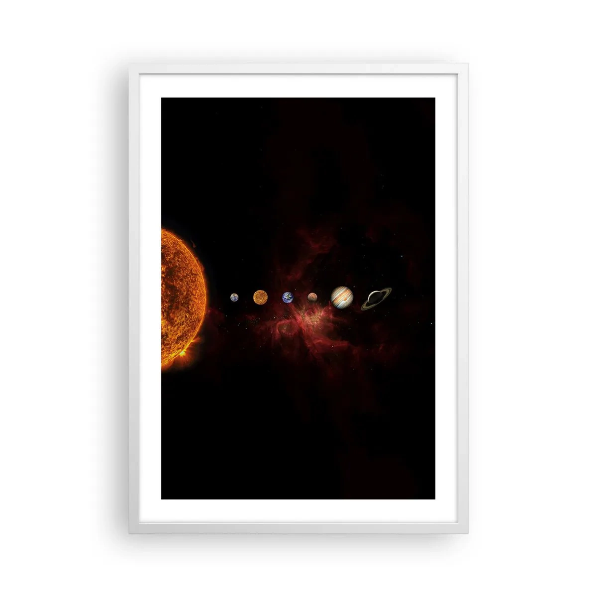 Plakat w białej ramie - Nasza okolica - 50x70 cm