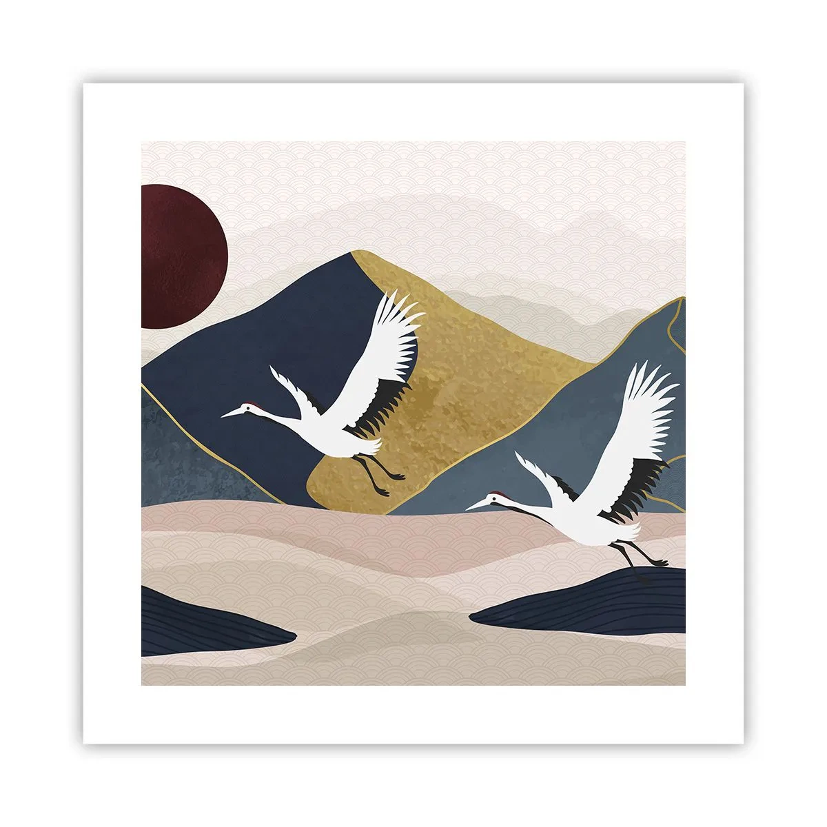 Plakat - I znowu ZLECIAŁ dzień - 40x40 cm