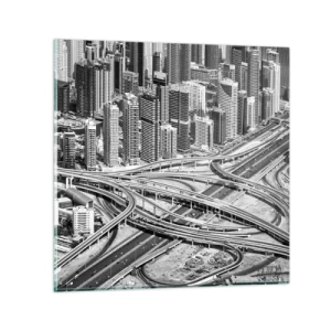 Obraz na szkle - Dubaj – miasto niemożliwe - 30x30 cm