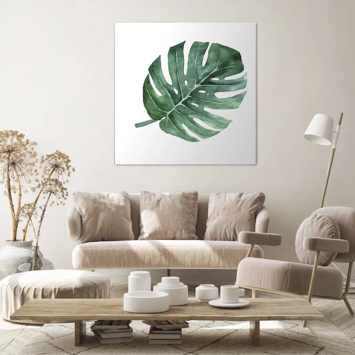 Obraz na płótnie - Zielony koncept - 60x60 cm