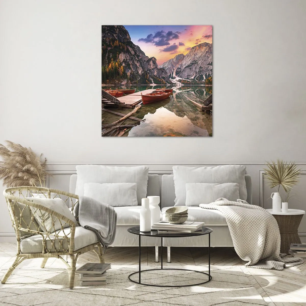 Obraz na szkle - Obietnica dnia - 40x40 cm