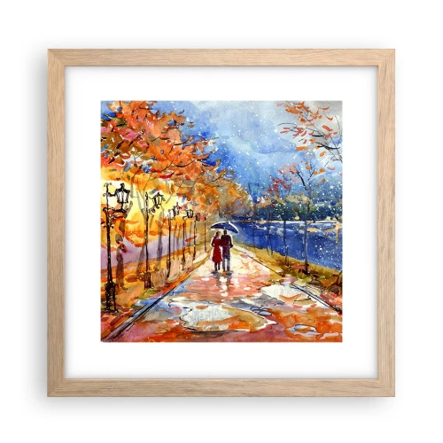Plakat w ramie jasny dąb - Razem do granicy czasu - 30x30 cm