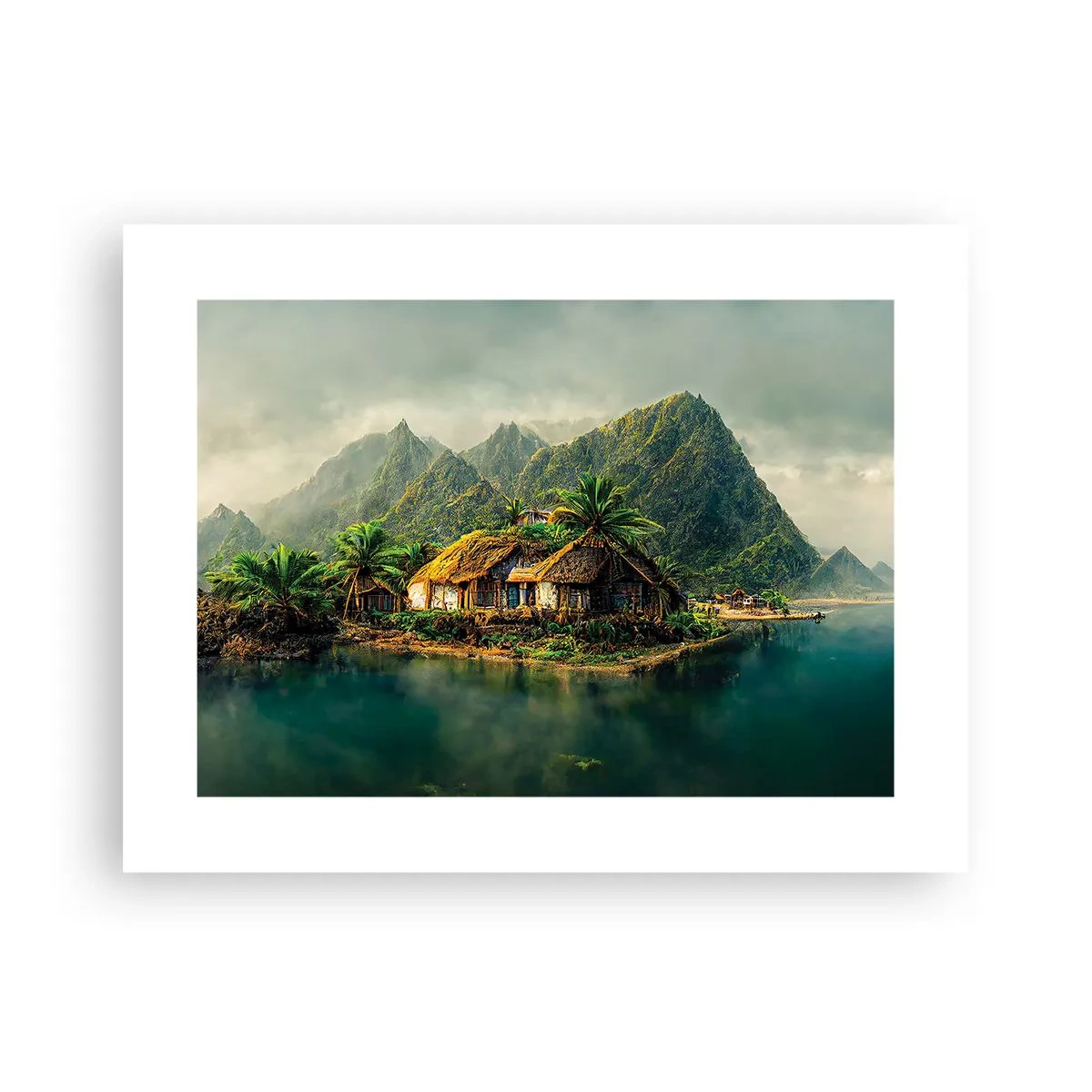 Plakat - Tropikalny raj - 40x30 cm