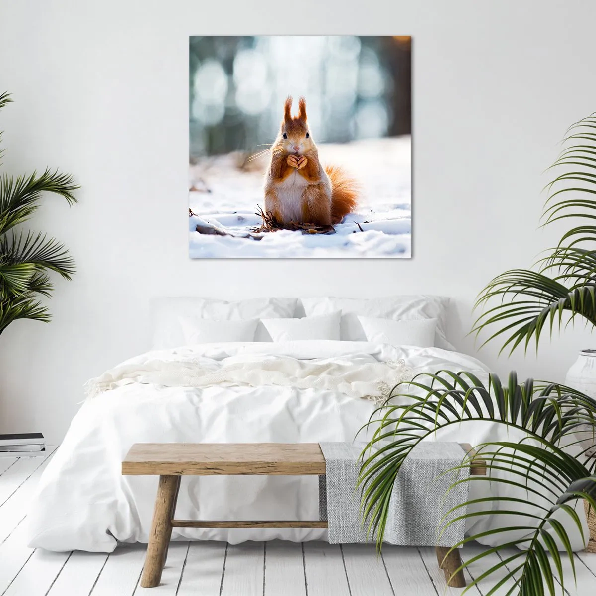 Obraz na płótnie - I co tak patrzysz? - 70x70 cm