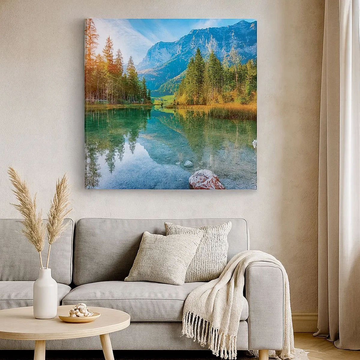 Obraz na płótnie - Łagodność jesieni - 30x30 cm