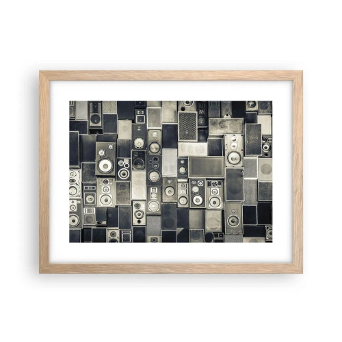 Plakat w ramie jasny dąb - I wszystko gra - 40x30 cm