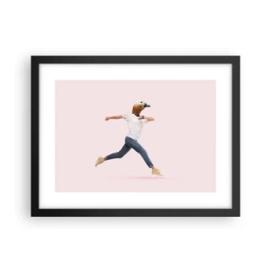 Plakat w czarnej ramie - Szczypta absurdu - 40x30 cm