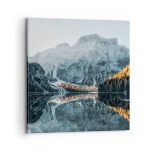 Obraz na płótnie - Lustrzany pejzaż - 70x70 cm