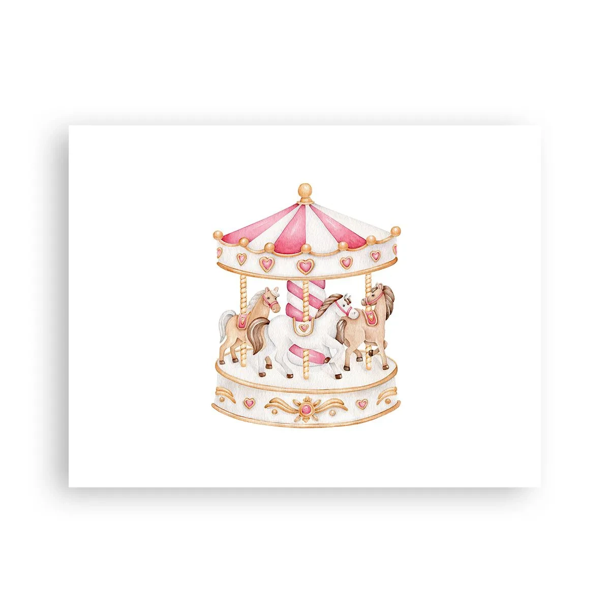 Plakat - Słodki świat dzieciństwa - 40x30 cm