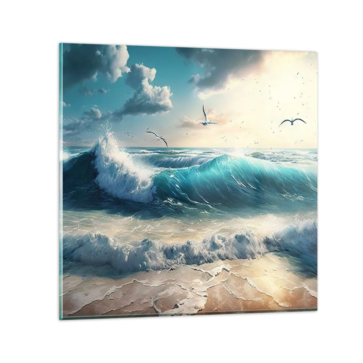 Obraz na szkle - Szumi tylko dla ciebie - 40x40 cm