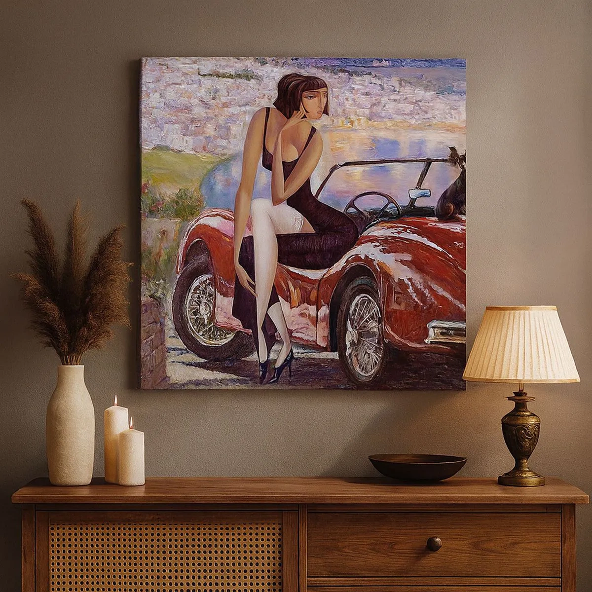 Obraz na płótnie - Lato? Tylko na Rivierze - 30x30 cm