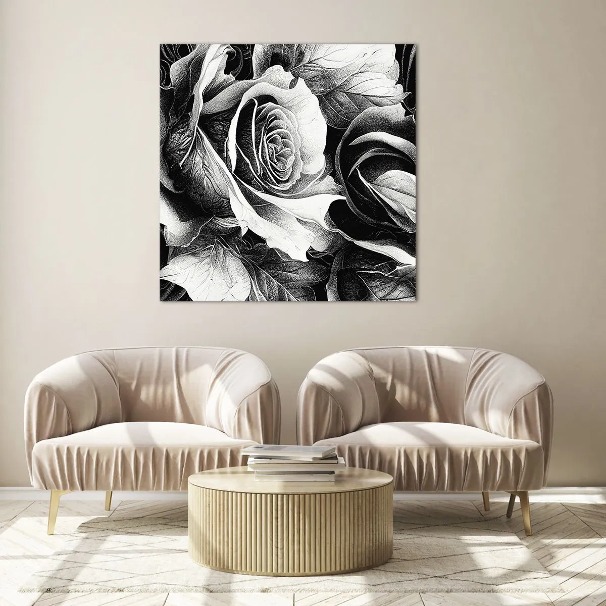 Obraz na szkle - Zawsze królowa - 70x70 cm