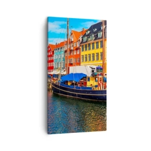 Obraz na płótnie - Radosne nabrzeże - 45x80 cm