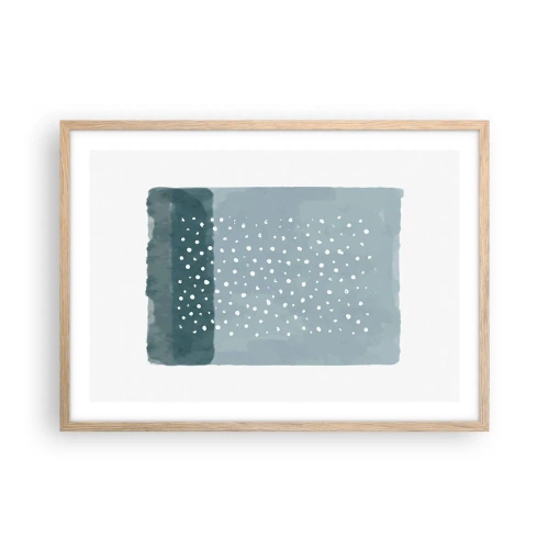 Plakat w ramie jasny dąb - Wyrosłe na błękicie - 70x50 cm