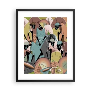 Plakat w czarnej ramie - Nadchodzi wielkie święto - 40x50 cm