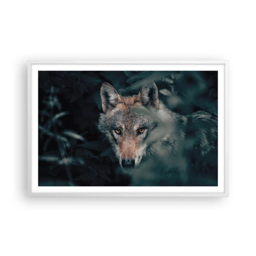 Plakat w białej ramie - Łowca - 91x61 cm