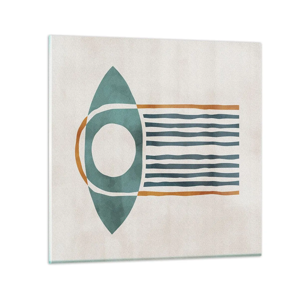 Obraz na szkle - Znaki i rytuały - 70x70 cm