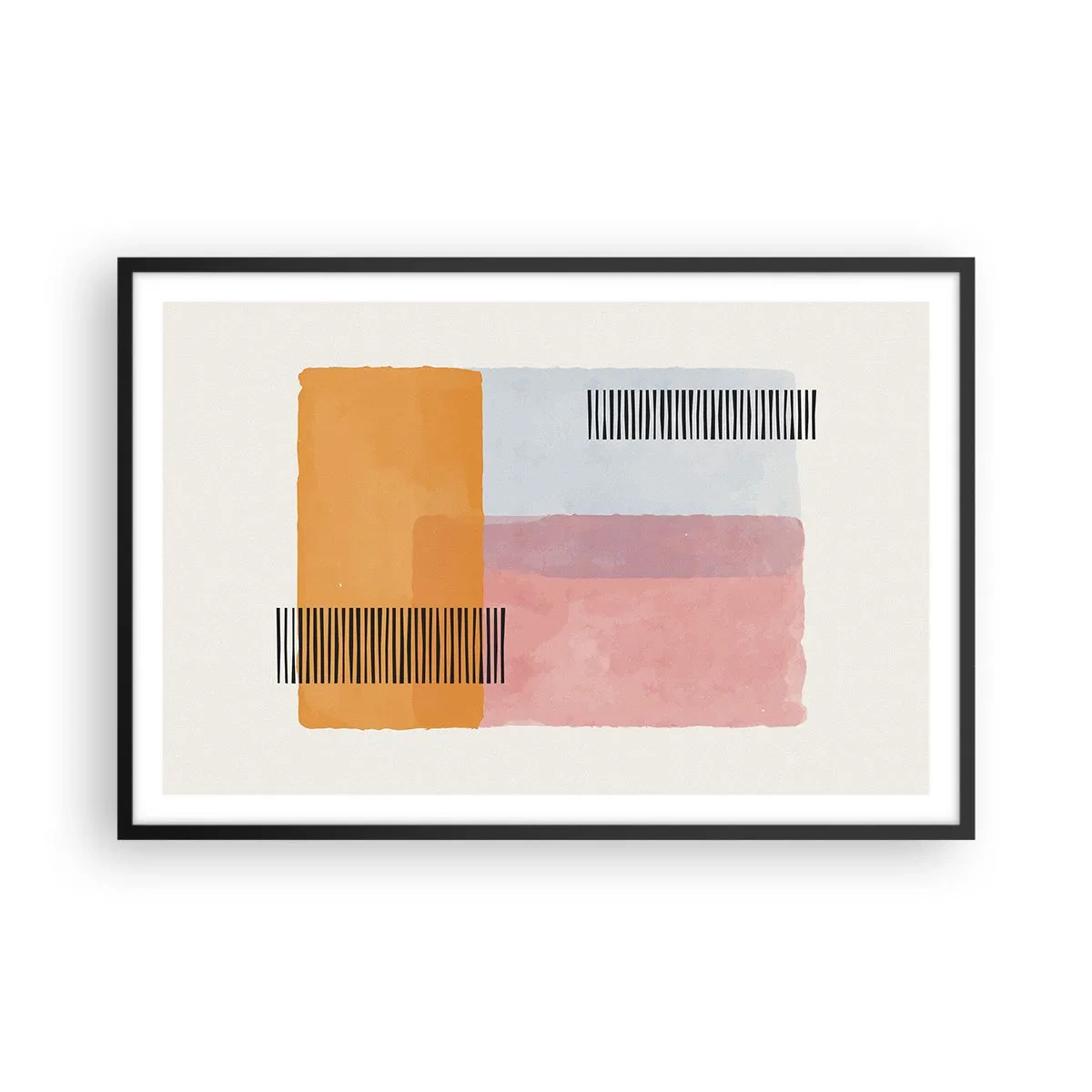 Plakat w czarnej ramie - Z kąta w kąt - 91x61 cm