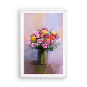 Plakat w białej ramie - Zatrzymane piękno - 61x91 cm