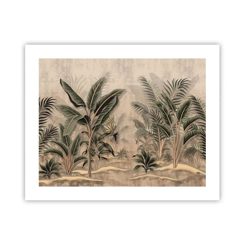 Plakat - Rycina w kolonialnym stylu - 50x40 cm