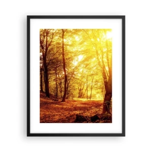 Plakat w czarnej ramie - Ku złotej polanie - 40x50 cm