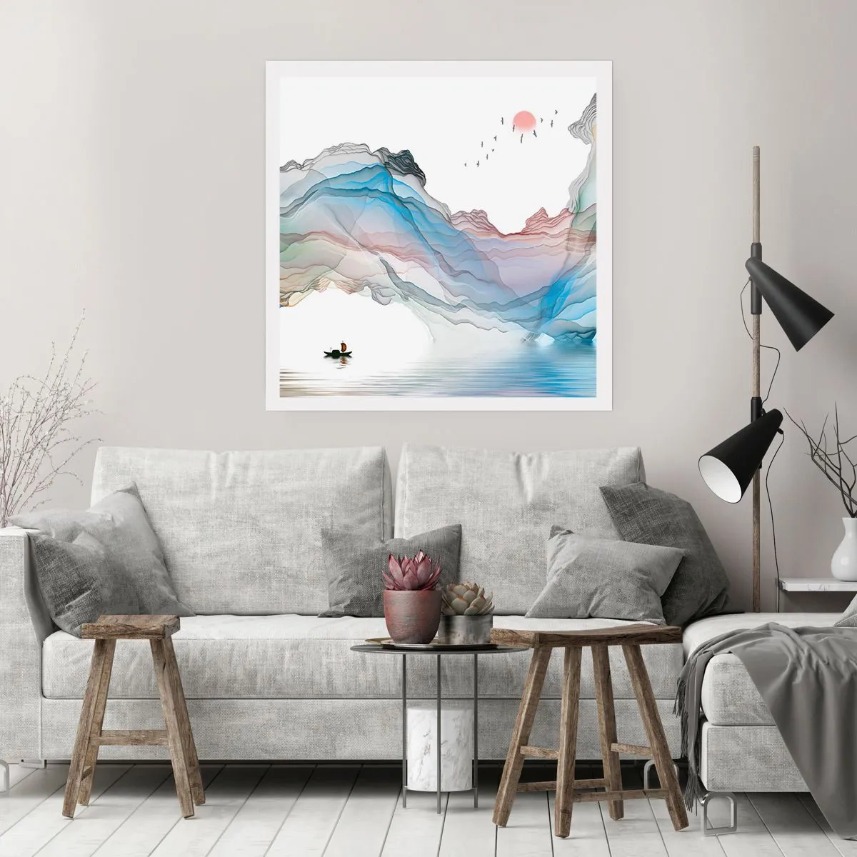 Plakat - Ku kryształowym górom - 50x50 cm