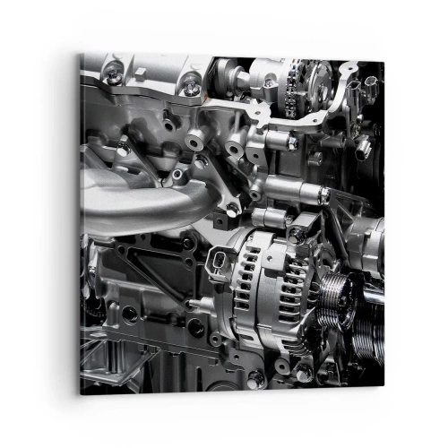 Obraz na płótnie - Stalowy, piękny, silny - 70x70 cm