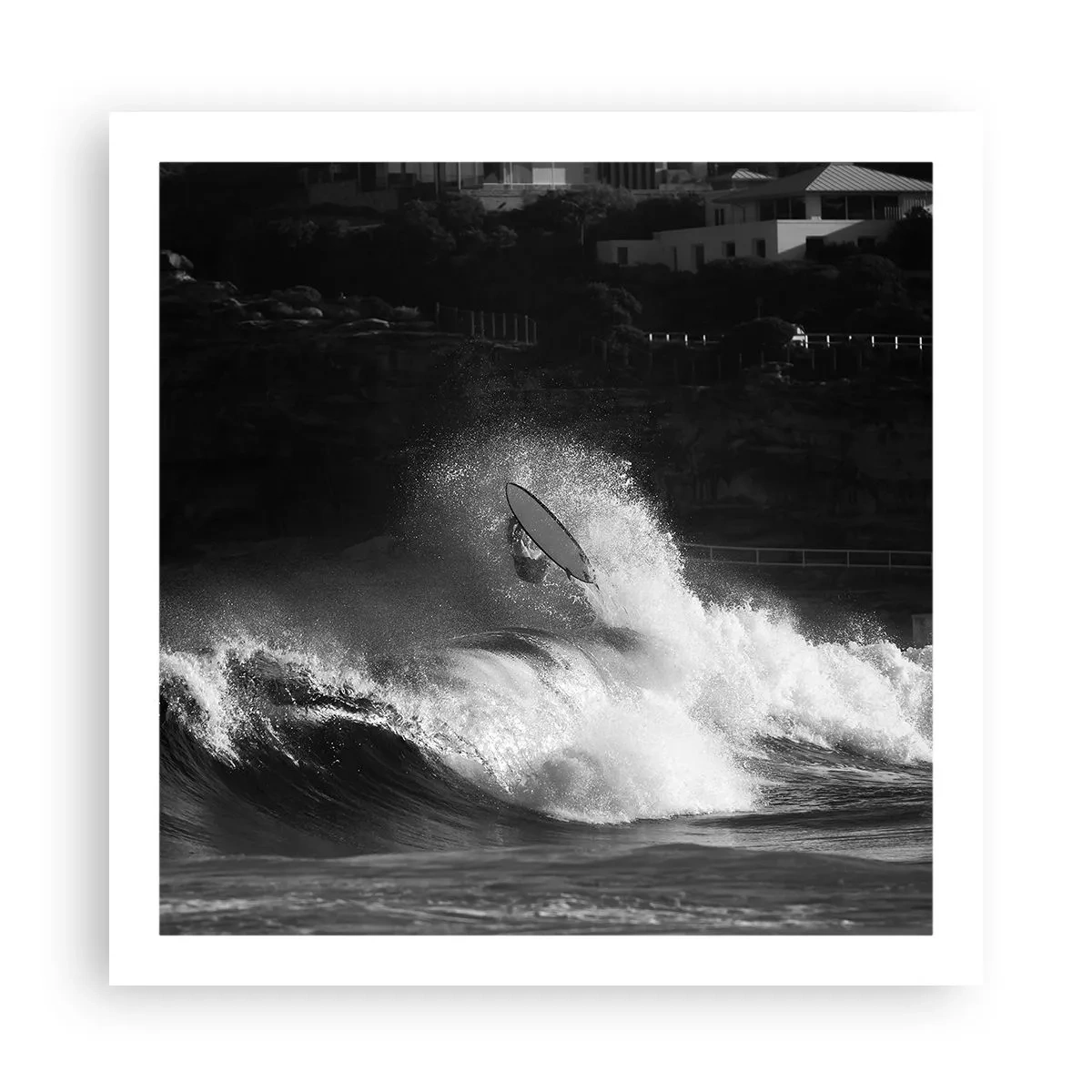 Plakat - Wyzwanie przyjęte! - 60x60 cm