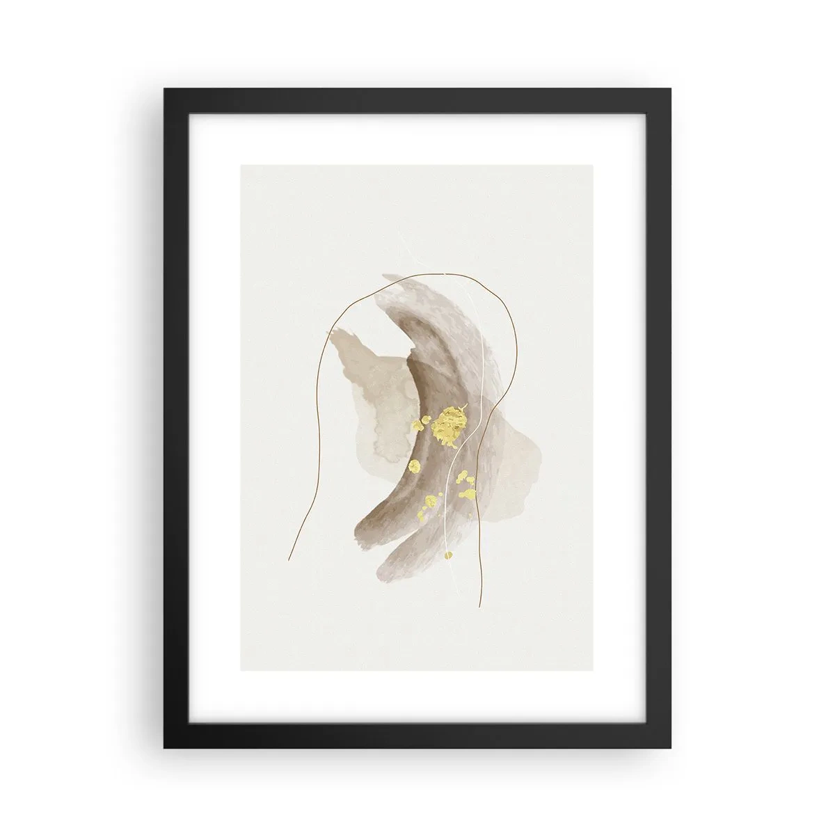Plakat w czarnej ramie - Napotkane w przestrzeni - 30x40 cm