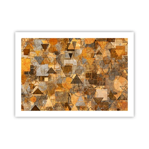 Plakat - Świat ujęty w formę - 70x50 cm