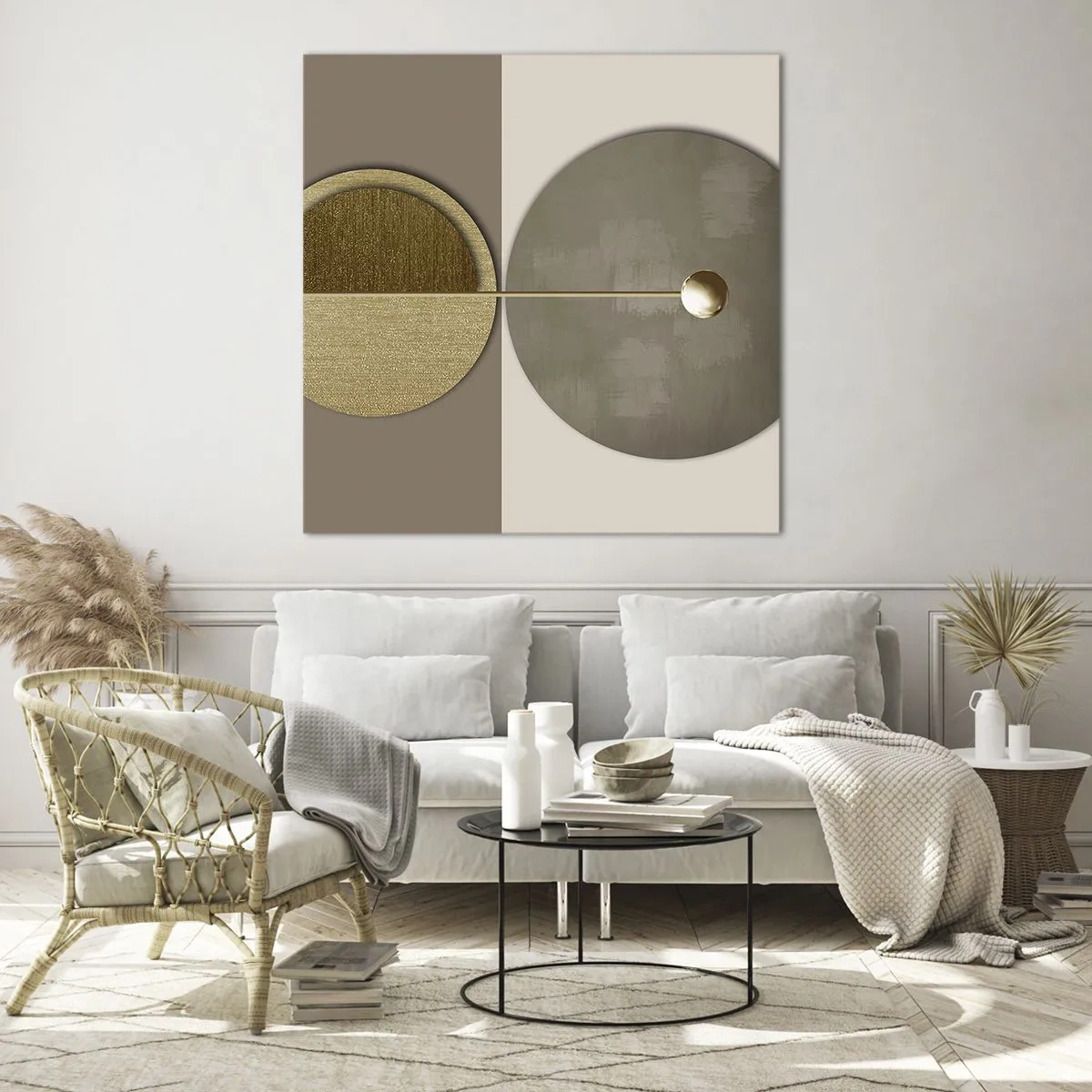 Obraz na szkle - Doskonała równowaga - 30x30 cm