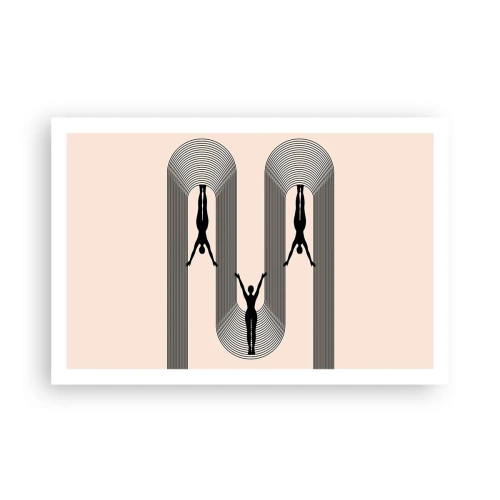 Plakat - Do góry nogami - 91x61 cm