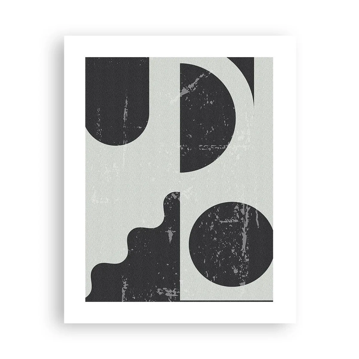 Plakat - Kompozycja ponad i pod - 40x50 cm