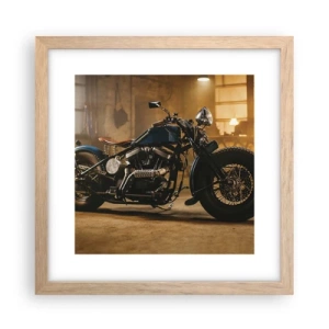 Plakat w ramie jasny dąb - Mogę wszystko - 30x30 cm