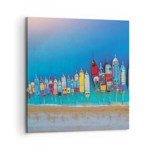 Obraz na płótnie - Z lotu ptaka - 60x60 cm