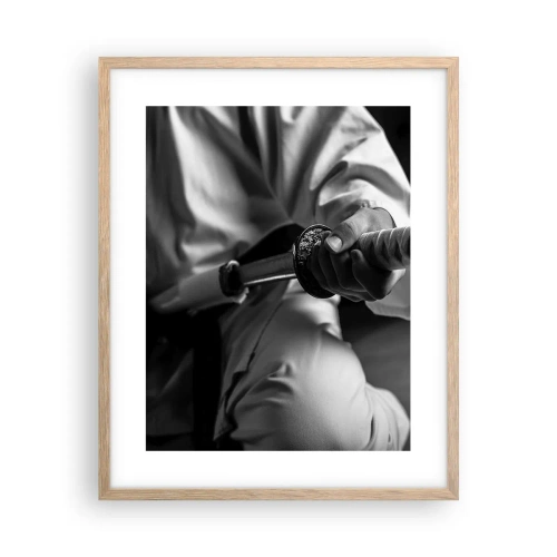 Plakat w ramie jasny dąb - Dusza wojownika - 40x50 cm