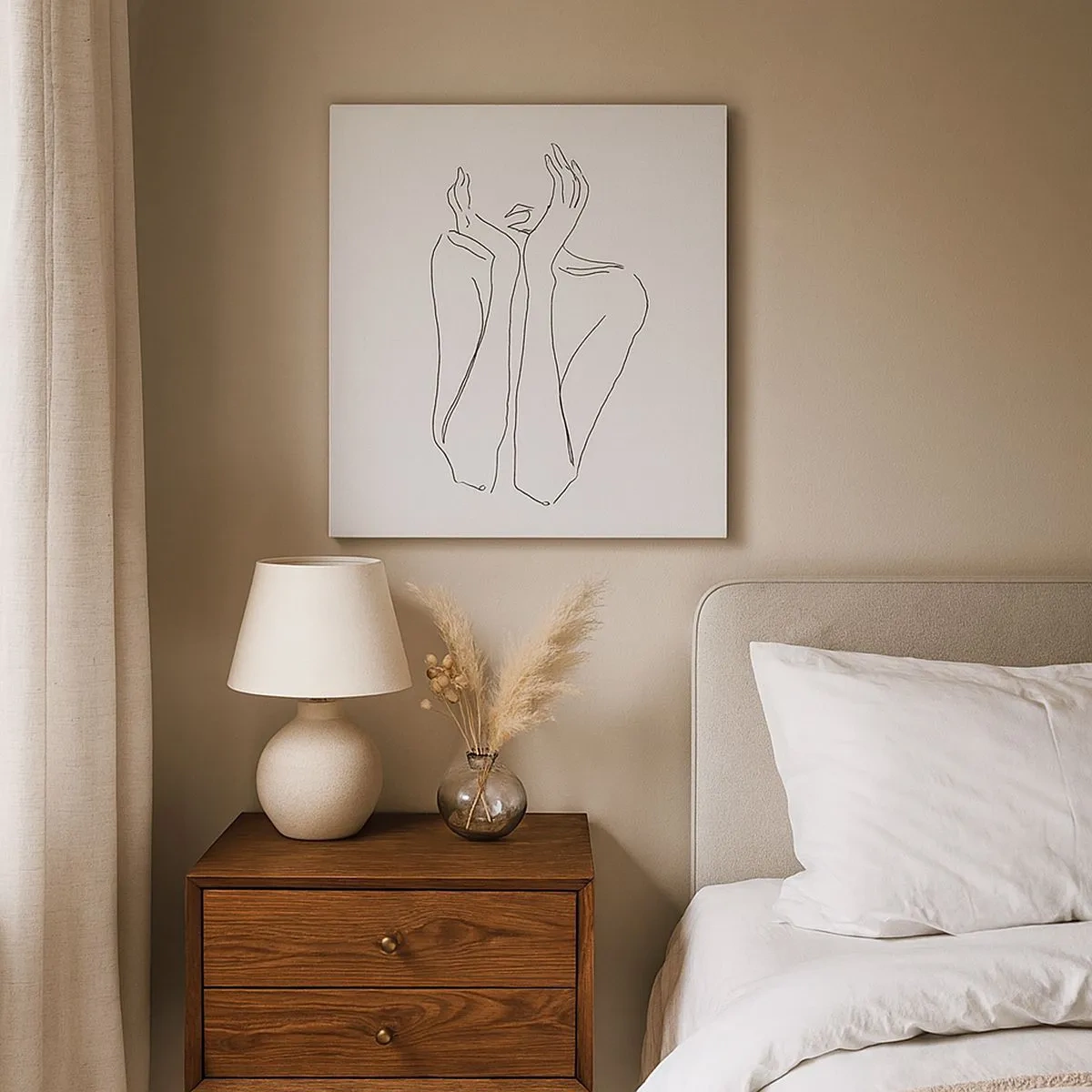 Obraz na płótnie - O czym marzą dziewczyny - 30x30 cm