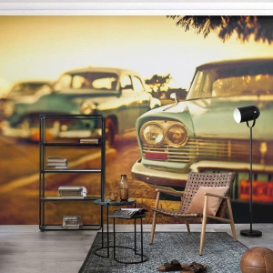 Fototapeta Samoprzylepna Deluxe Sticker - Poczekamy, zobaczymy - Samochód, Kuba, Motoryzacja - 100x70 cm