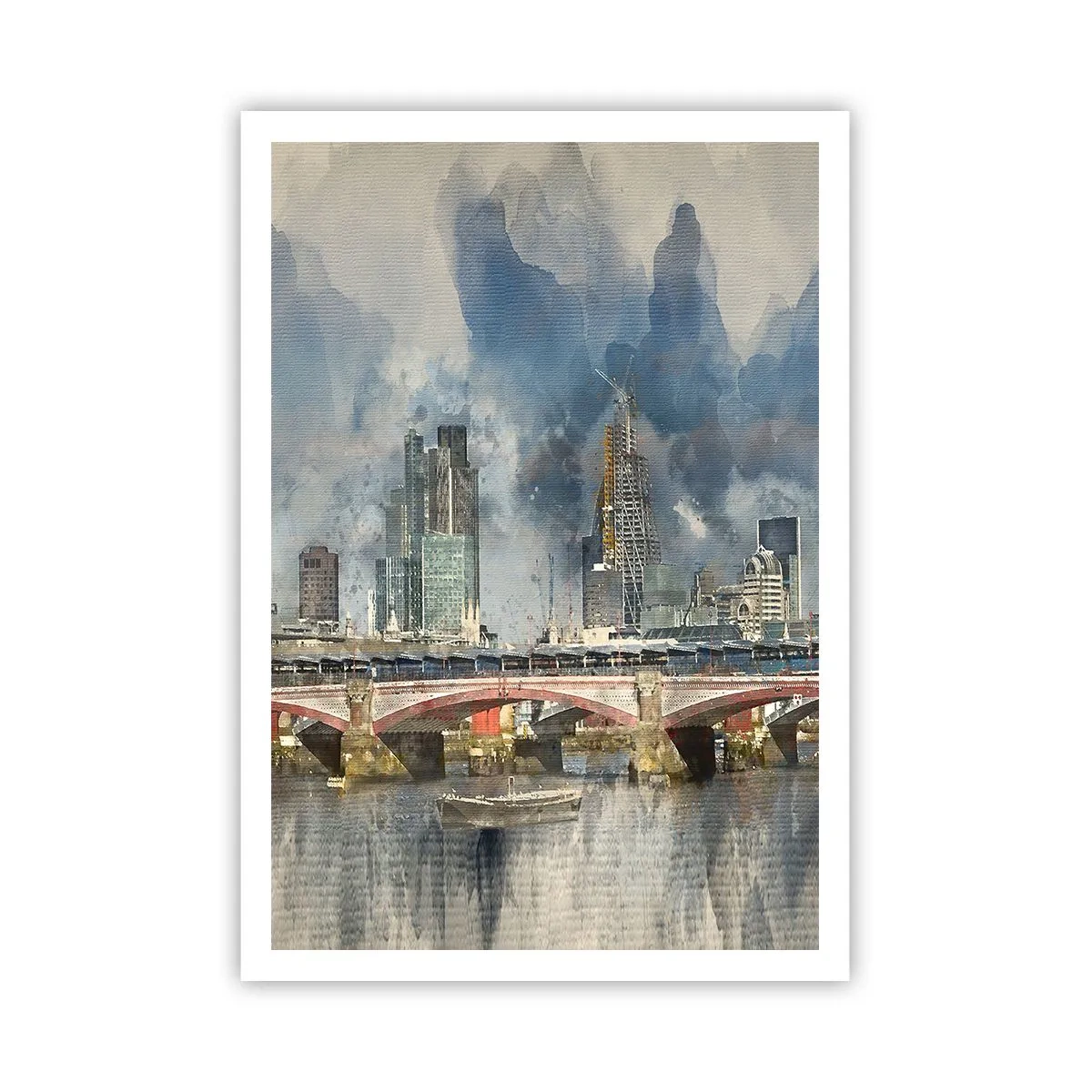Plakat - Londyn w całej okazałości - 70x100 cm
