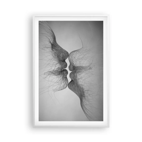 Plakat w białej ramie - Pocałunek wiatru - 61x91 cm