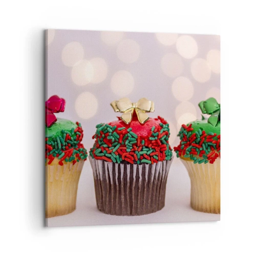 Obraz na płótnie - Słodyczy po kokardę - 50x50 cm