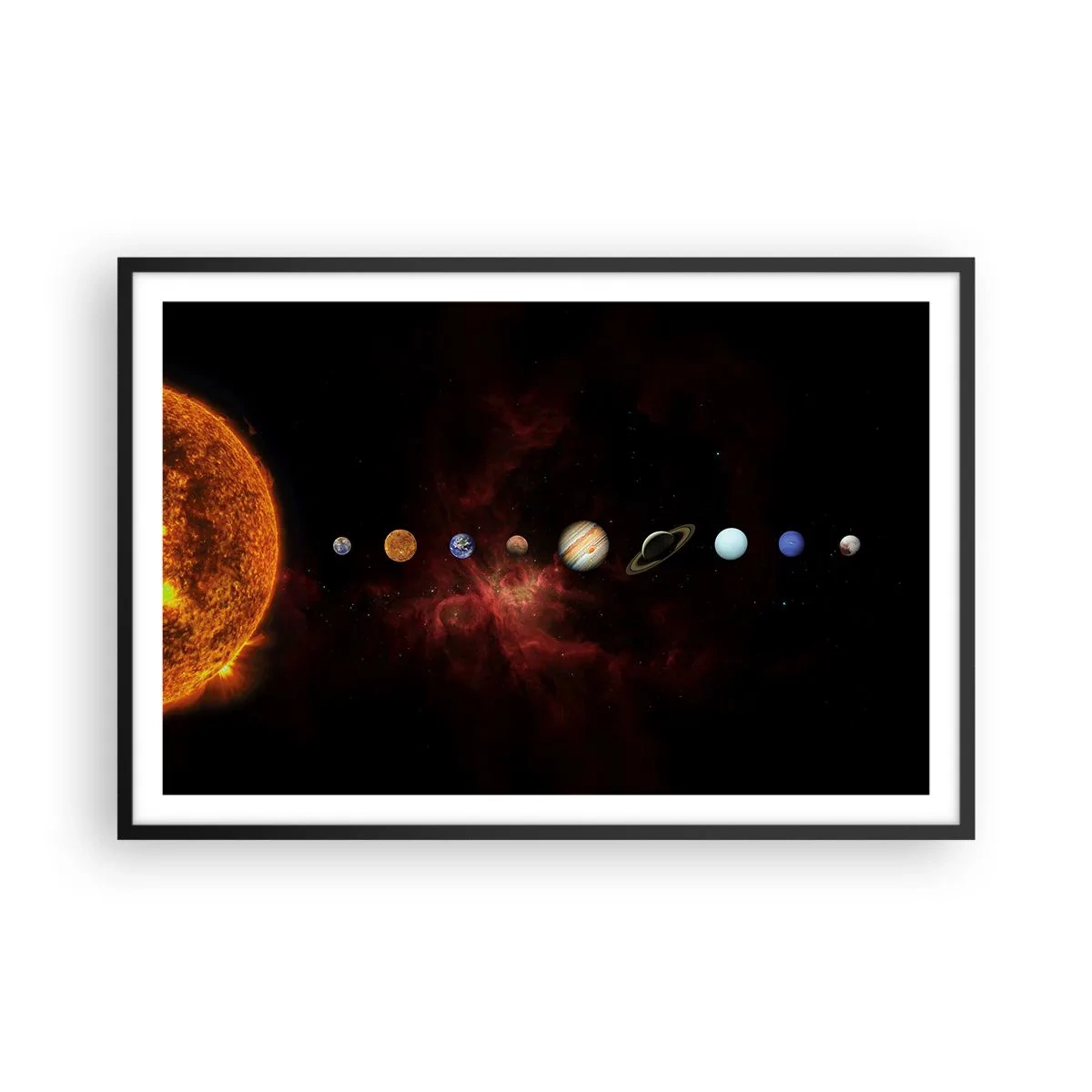 Plakat w czarnej ramie - Nasza okolica - 91x61 cm