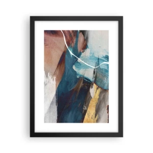 Plakat w czarnej ramie - Z rozmachem i energicznie - 30x40 cm