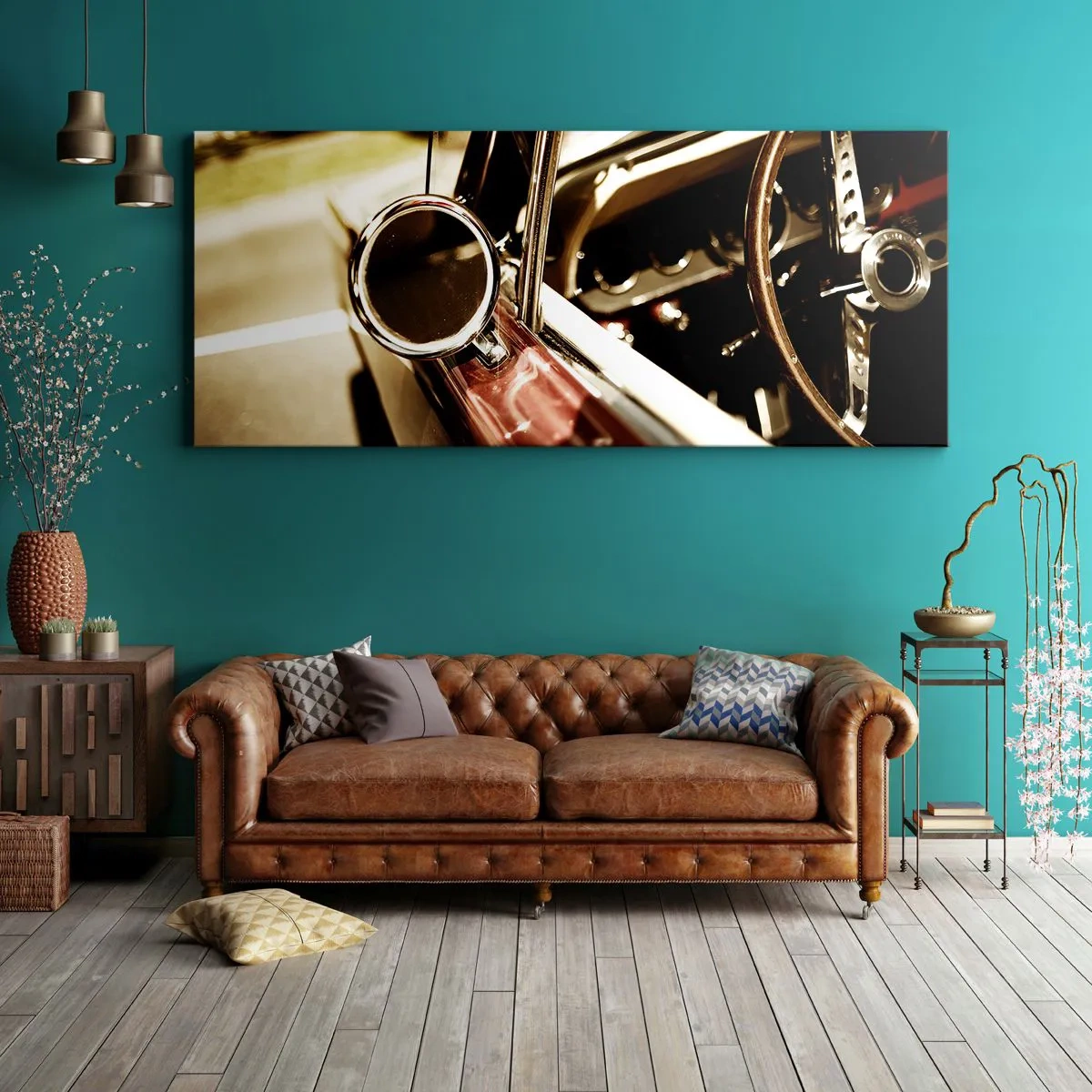 Obraz na płótnie - Auto z duszą - 100x40 cm