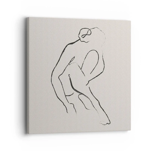 Obraz na płótnie - Szkic intymny - 30x30 cm