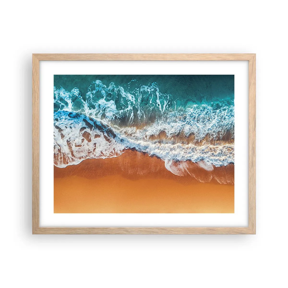 Plakat w ramie jasny dąb - Zawsze w parze - 50x40 cm