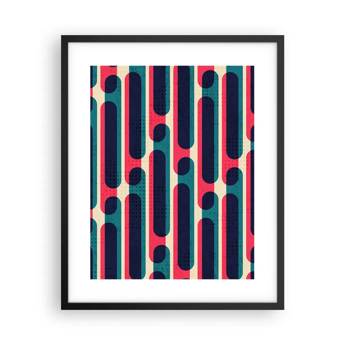 Plakat w czarnej ramie - W głąb i do przodu - 40x50 cm