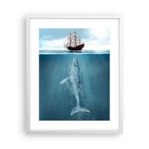 Plakat w białej ramie - Lepiej nie wiedzieć - 40x50 cm